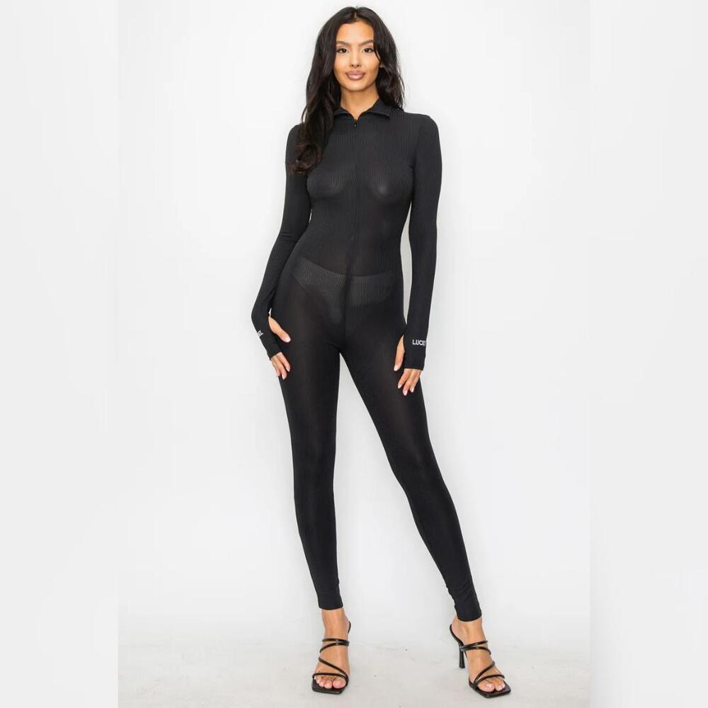 NWOT Lucky Label Jumpsuit - Black, Large